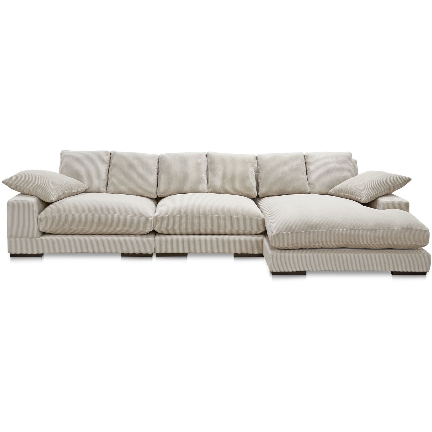 Plunge Brown Sectional, Large